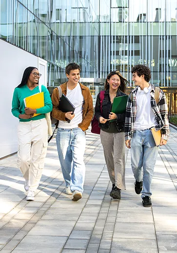 group of diverse young adults